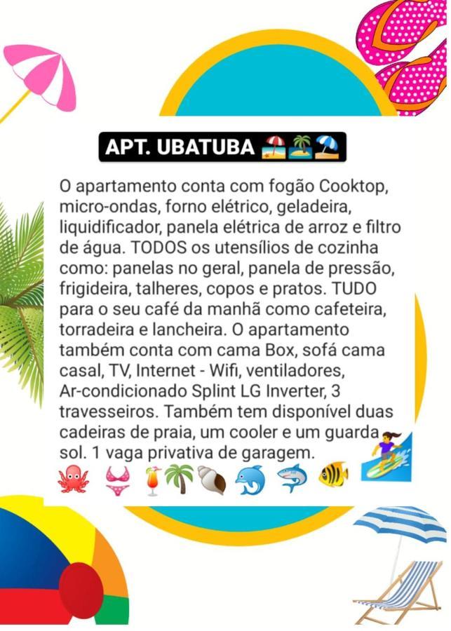 Apartamento Ubatuba - Praia Grande - 250M Da Praia מראה חיצוני תמונה